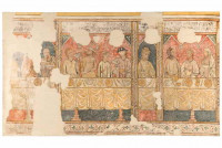 6. L'ospitalità dei pellegrini e dei poveri come opera di misericordia, Lleida. 6 L'ospitalità dei pellegrini e dei poveri come opera di misericordia, Lleida.