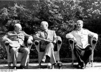 Churchill, Truman, Stalin Alla Conferenza di Potsdam (17/07–02/08/1945). 
