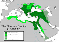 L'Impero ottomano nel 1683.