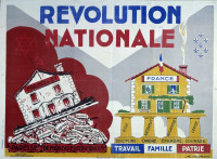Poster di propaganda per il programma “Revolution Nationale” del regime di Vichy.