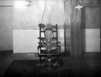 La prima sedia elettrica utilizzata negli USA (1890). 