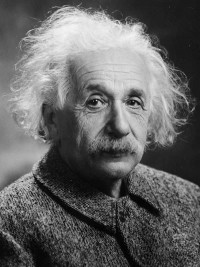 Albert Einstein nel 1947 (Premio Nobel per la fisica nel 1921). 