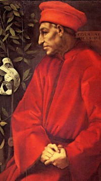 Fig. 1 - Cosimo de' Medici, Pontormo, Firenze, Uffizi Ritratto di Cosimo de' Medici