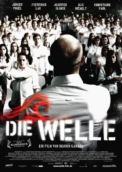 Locandina del film Die Welle (L'Onda), di Dennis Gansel, 2008