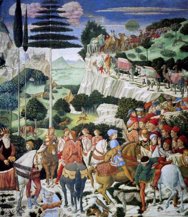 Fig. 9 - Parete ovest con il Mago Melchiorre Parete ovest con il Mago Melchiorre