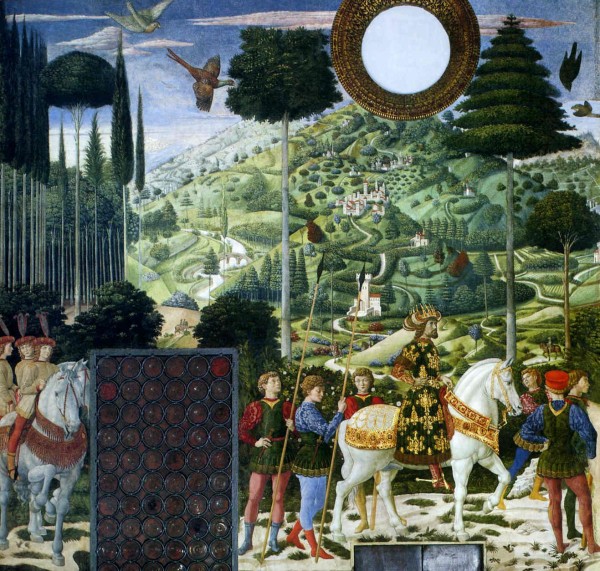 Fig. 8 - Parete sud con il Mago Baldassarre Parete sud con il Mago Baldassarre