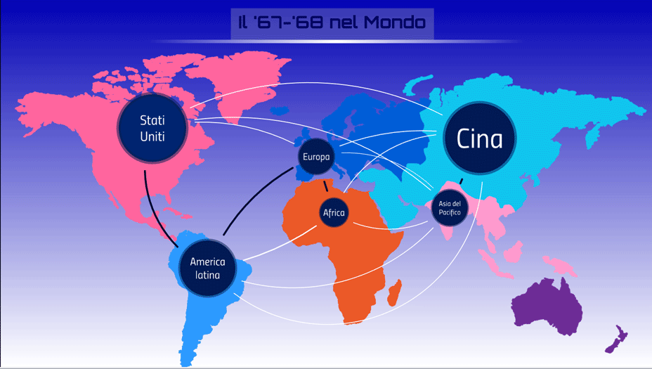 La mappa geografica dei movimenti di protesta