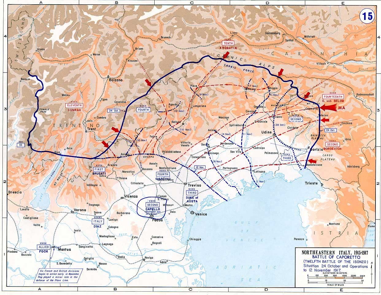 La Battaglia di Caporetto