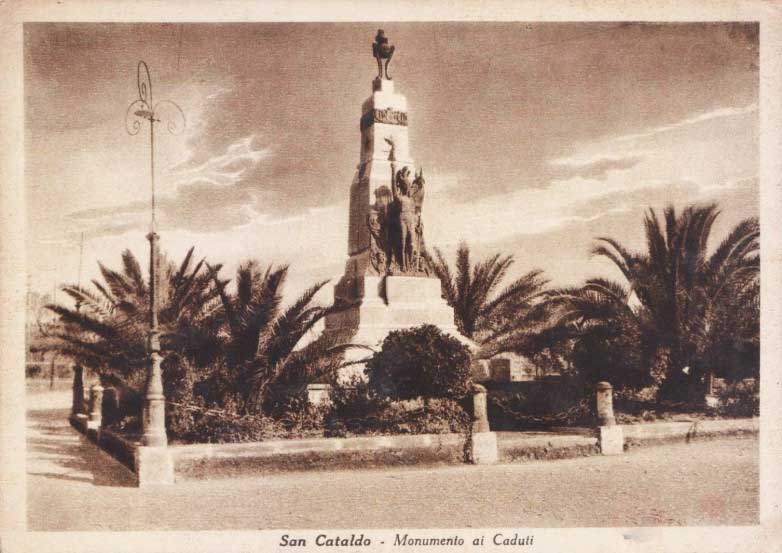 Monumento ai caduti della Prima guerra mondiale (San Cataldo - Caltanissetta)