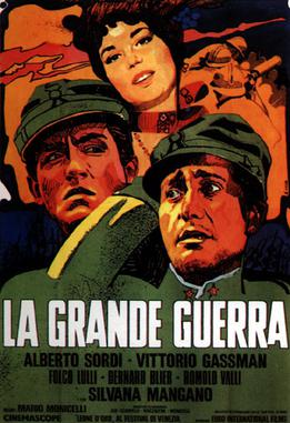 Manifesto del film “La grande guerra” di Mario Monicelli.