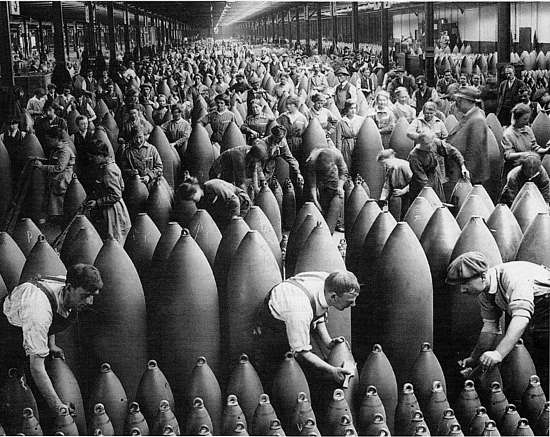 Prima guerra mondiale: una fabbrica di armi