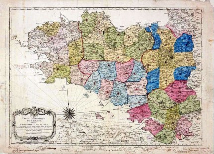 Divisione della Bretagna in cinque dipartimenti (1790)