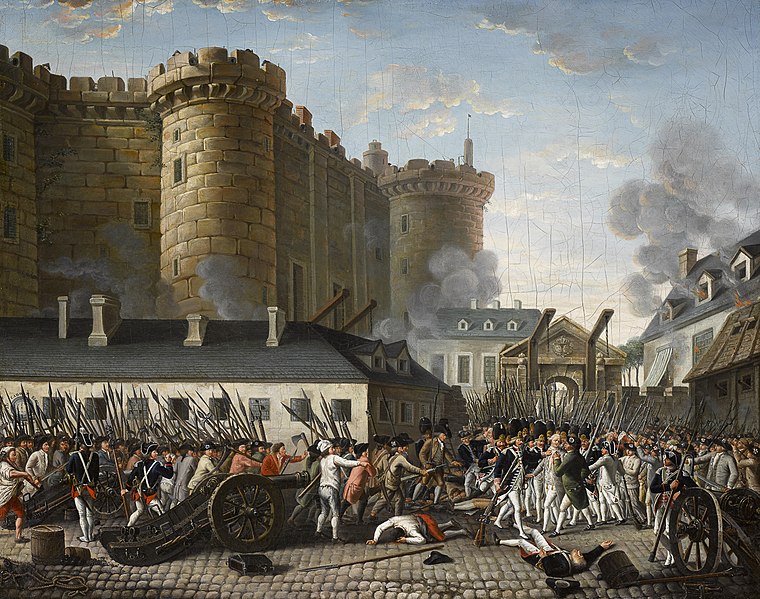 Presa della Bastiglia e arresto del governatore M. de Launay (14 luglio 1789)