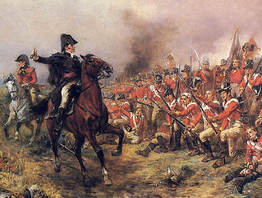 R. A. Hillingford, Il duca di Wellington a Waterloo