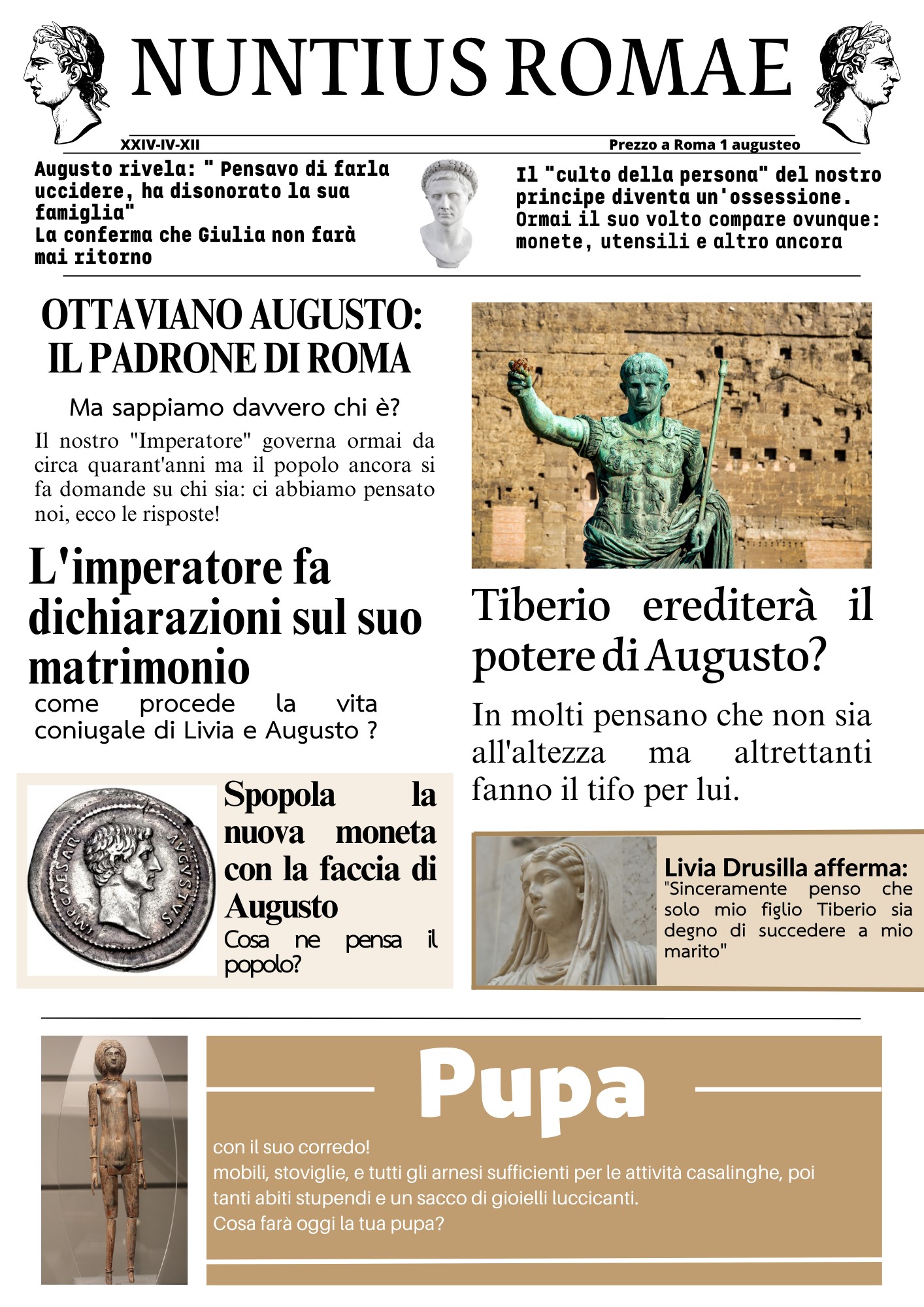 Quotidiano romano Frau Eleonora