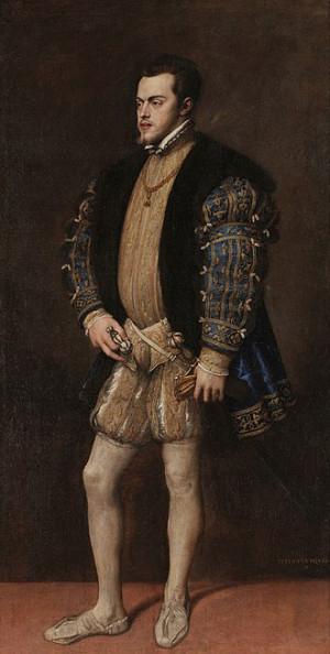 6.Ritratto di Filippo II di Spagna Tiziano Vecellio 1551 Museo del Prado Madrid