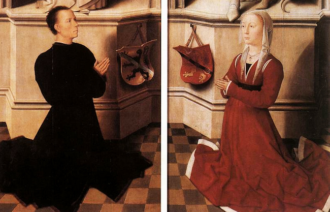 Hans Memling, Angelo Tani e Caterina Tanagli