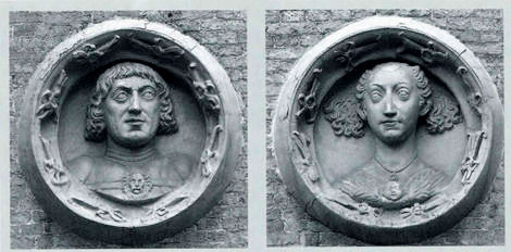 I medaglioni di Lorenzo de’ Medici e di Clarice Orsini